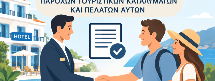 ΚΑΝΟΝΙΣΜΟΣ ΣΧΕΣΕΩΝ ΠΑΡΟΧΩΝ ΤΟΥΡΙΣΤΙΚΩΝ ΚΑΤΑΛΥΜΑΤΩΝ ΚΑΙ ΠΕΛΑΤΩΝ ΑΥΤΩΝ